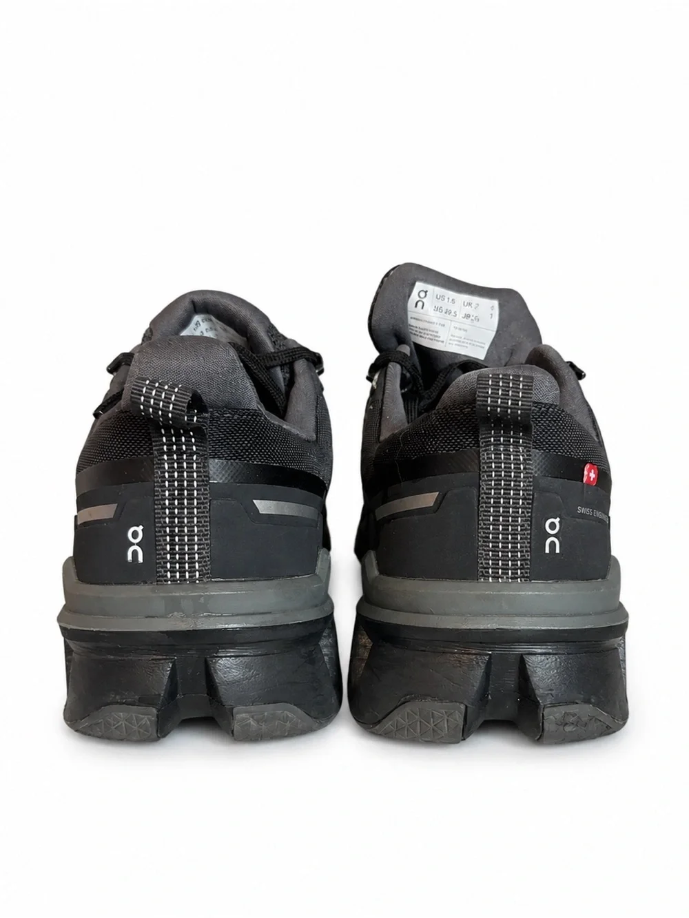 On Cloudwander Waterproof Hiking Trail Shoes Black Women’s Size 9